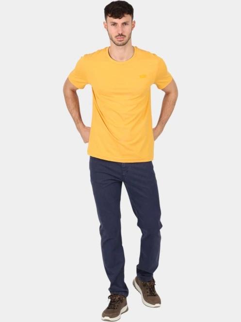tricou cu maneci scurte pt. barbati TBS Pieretee galben 5