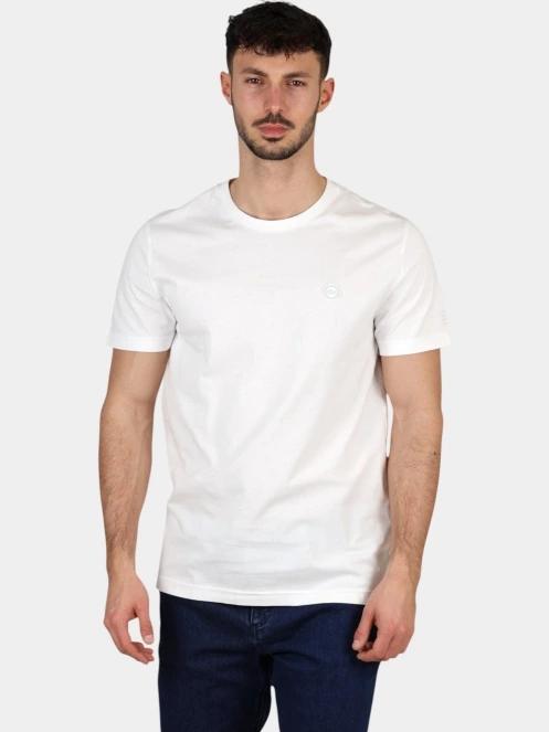 tricou cu maneci scurte pt. barbati TBS Pieretee alb 2