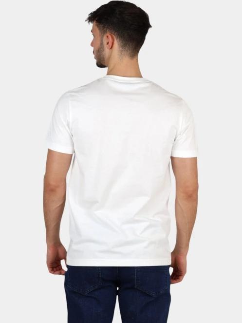 tricou cu maneci scurte pt. barbati TBS Pieretee alb 4