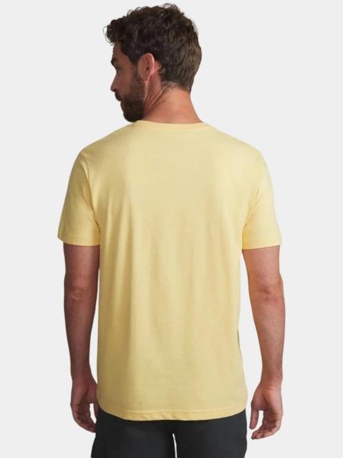 tricou cu maneci scurte pt. barbati TBS Pieretee galben 3