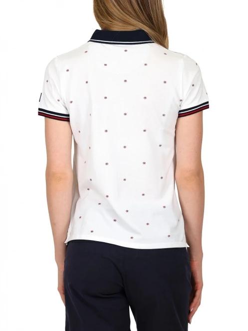 tricou cu guler pt. femei TBS Rayanpol alb 5
