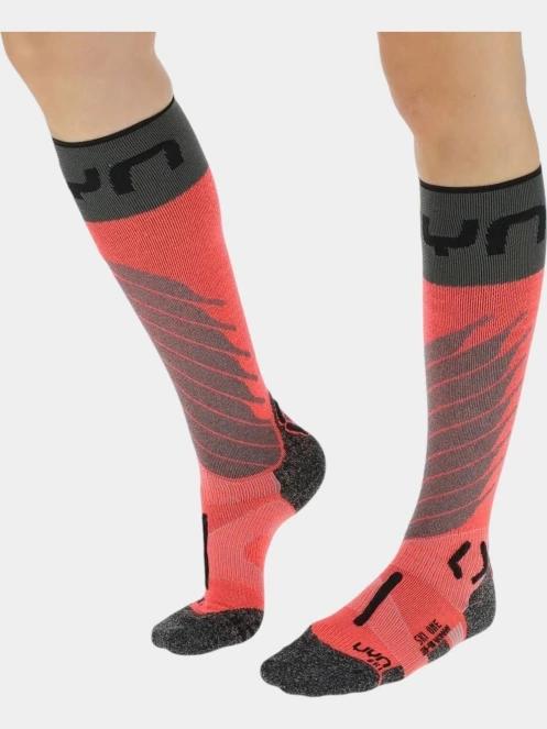 ciorapi de schi pt. femei UYN WOMAN SKI ONE MERINO SOCKS roz 5