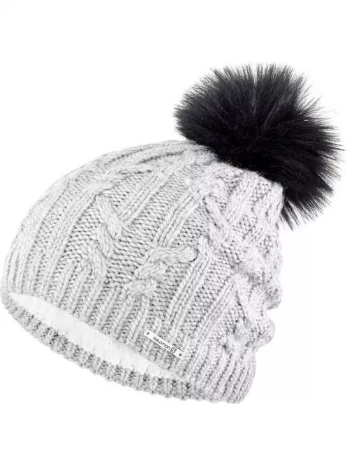 caciula cu mot pt. femei Salomon Ivy Beanie gri 2
