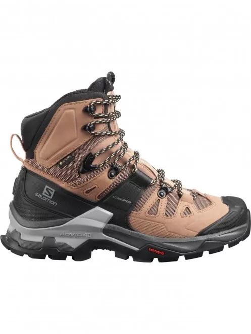 bocanci de drumetie impermeabili pt. femei Salomon Quest 4 Gtx W maro 3