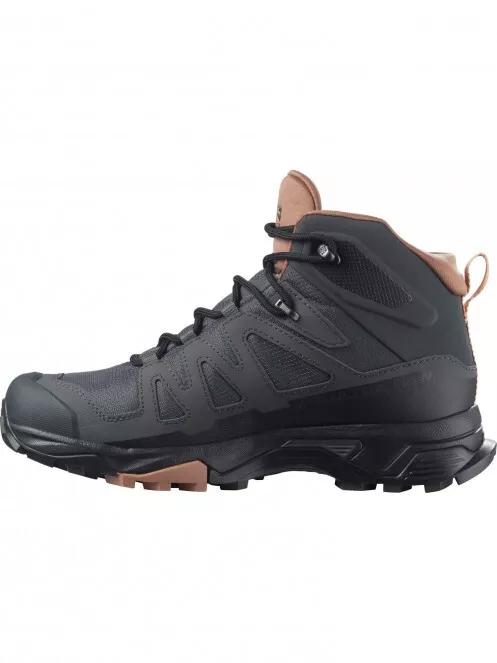 bocanci de drumetie impermeabili pt. femei Salomon X Ultra 4 Mid Gtx W negru 4