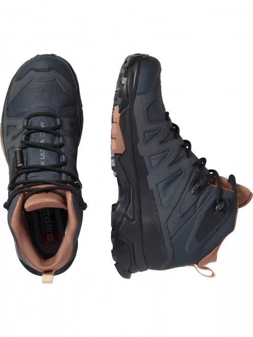 bocanci de drumetie impermeabili pt. femei Salomon X Ultra 4 Mid Gtx W negru 5
