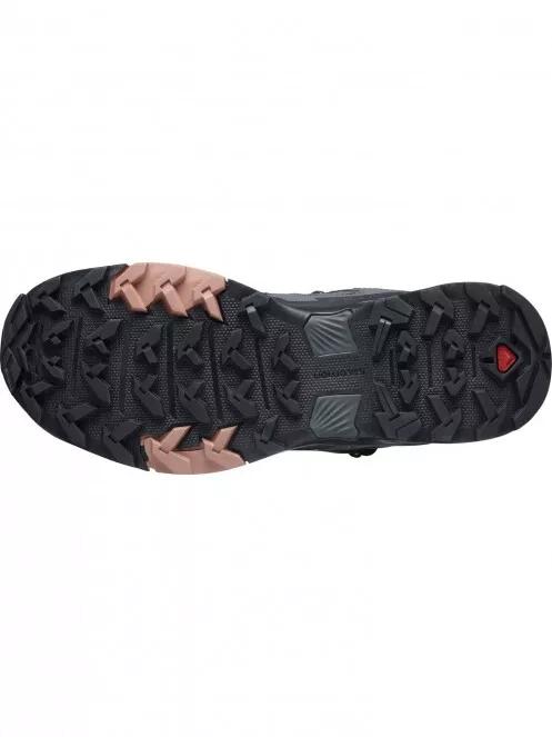 bocanci de drumetie impermeabili pt. femei Salomon X Ultra 4 Mid Gtx W negru 7