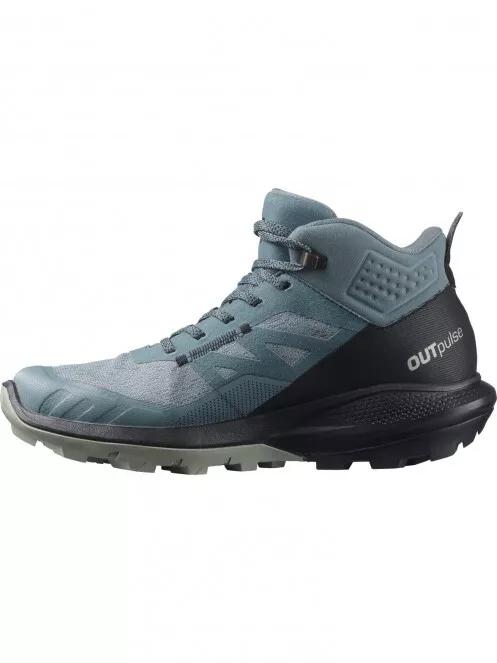 bocanci de drumetie impermeabili pt. femei Salomon Outpulse Mid Gtx W gri 4