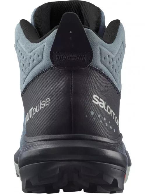 bocanci de drumetie impermeabili pt. femei Salomon Outpulse Mid Gtx W gri 6