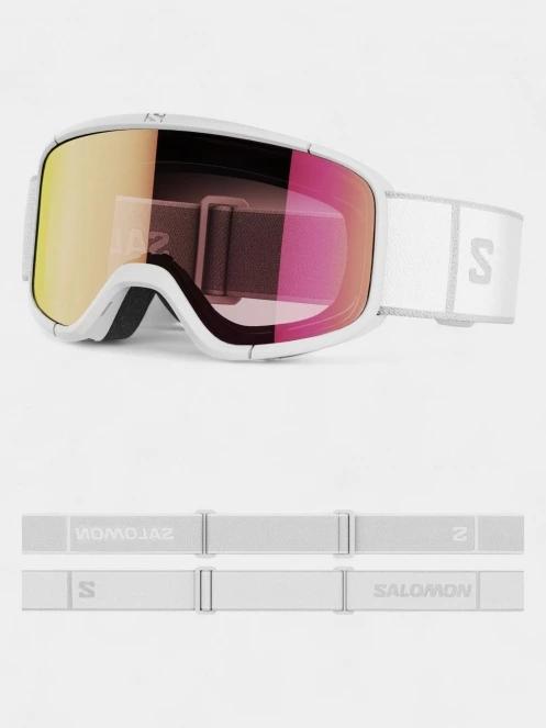 ochelari de schi pt. femei Salomon Aksium 2.0 S alb 6