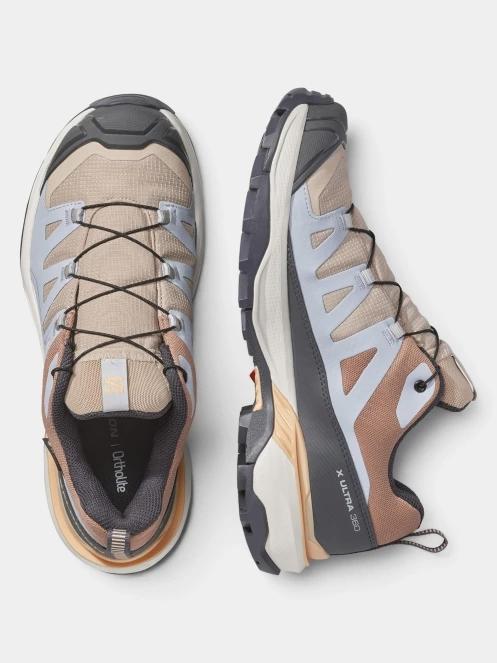 pantofi de drumetie impermeabili pt. femei Salomon X Ultra 360 Gtx W maro 5