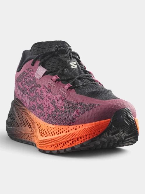 pantofi pentru alergat pe asfalt pt. femei Salomon Aero Glide 4 Grvl W violet 2