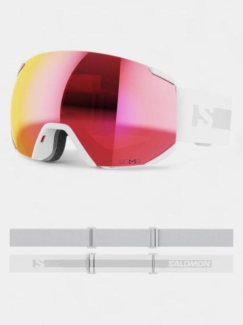 ochelari de schi Salomon Radium Sigma alb 6