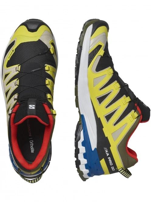 pantofi de cros pt. barbati Salomon Xa Pro 3D V9 Gtx galben 7