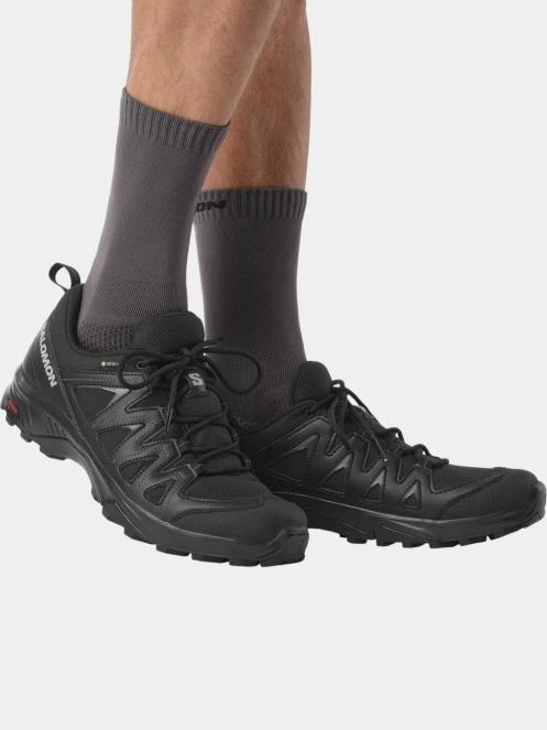 pantofi de drumetie impermeabili pt. barbati Salomon X Braze Gtx negru 8