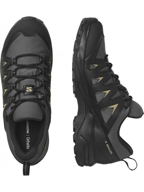 pantofi de drumetie pt. barbati Salomon X Braze Gtx negru 5