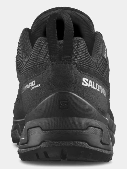 pantofi de drumetie impermeabili pt. barbati Salomon X Ward Leather Gtx negru 6
