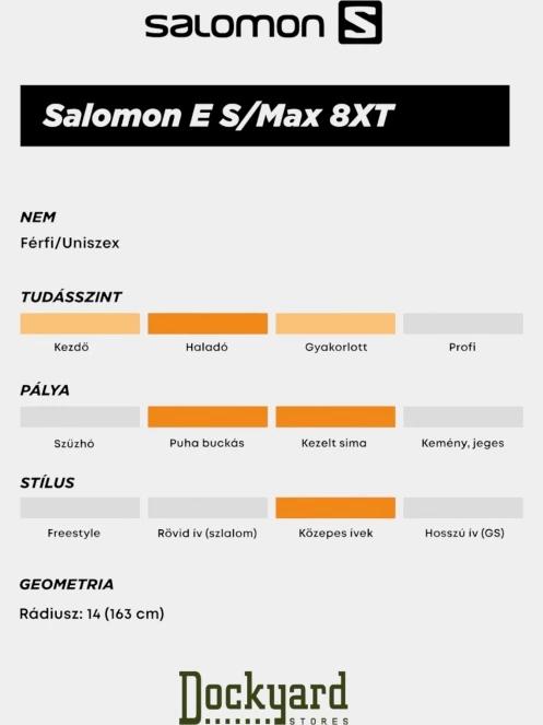 talpa schiuri Salomon E S/Max 8 Xt + M11 Gw F80 negru 8