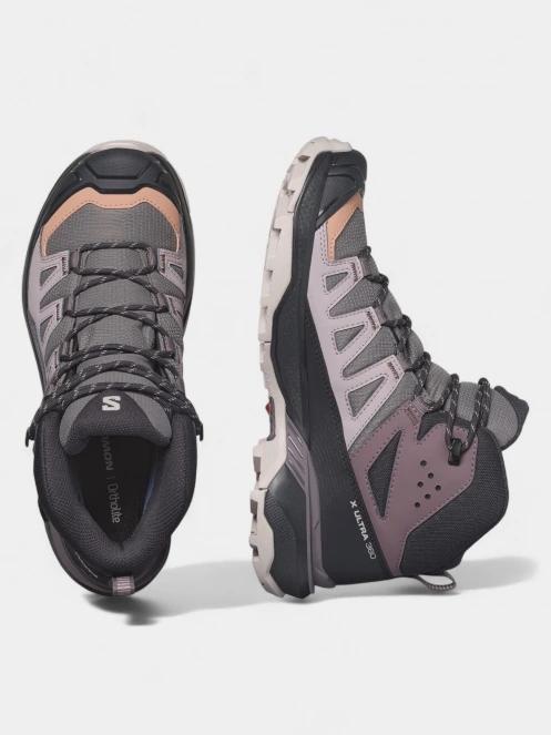 bocanci de drumetie pt. femei Salomon X Ultra 360 Mid Gore-Tex violet 6