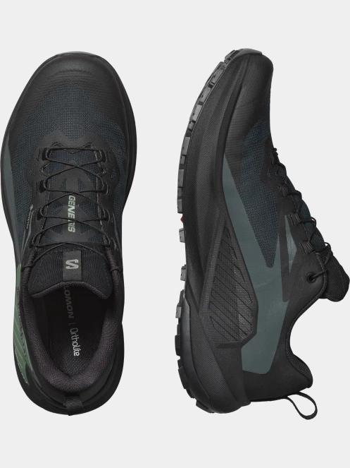 pantofi pentru alergare pt. barbati Salomon Genesis GTX verde închis 5