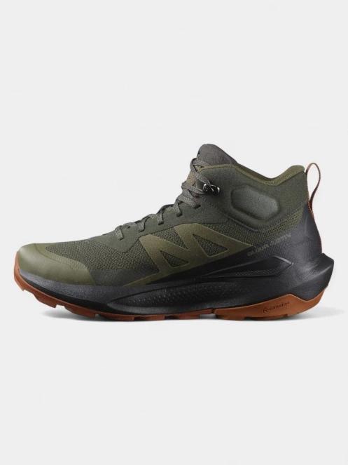bocanci de drumetie pt. barbati Salomon Elixir Activ Mid Gore-Tex oliv 4