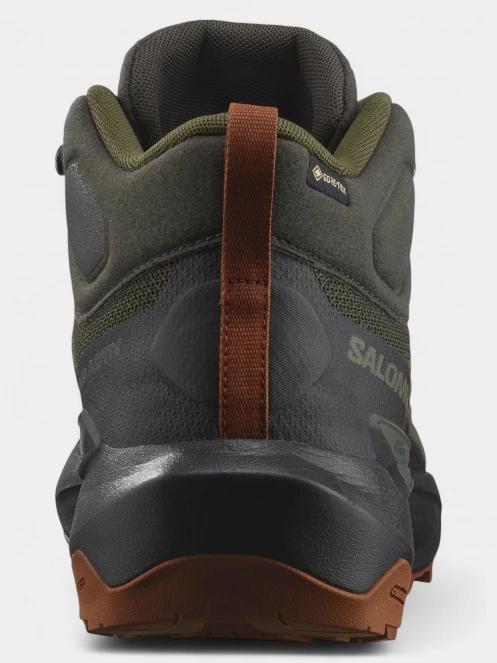 bocanci de drumetie pt. barbati Salomon Elixir Activ Mid Gore-Tex oliv 5