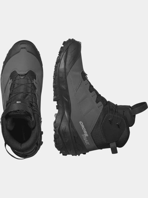 bocanci de drumetie pt. barbati Salomon CroSStrak Powder Wp gri 5