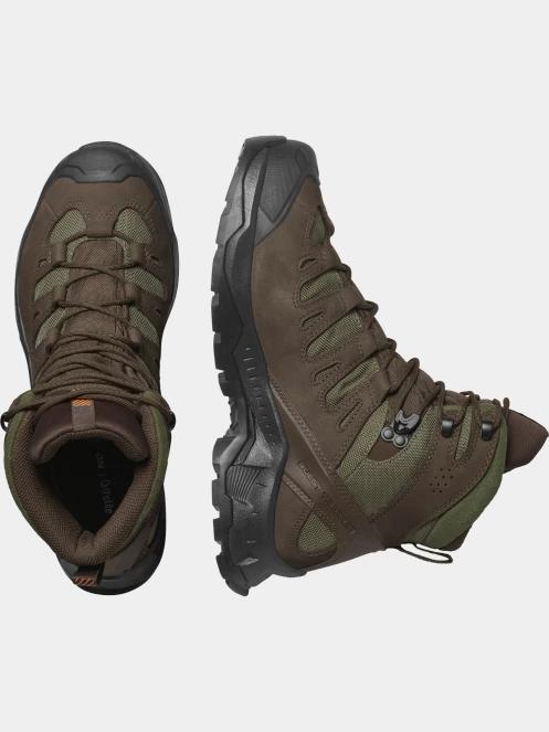 bocanci de drumetie pt. barbati Salomon Shoes Quest Tracker GTX maro 5
