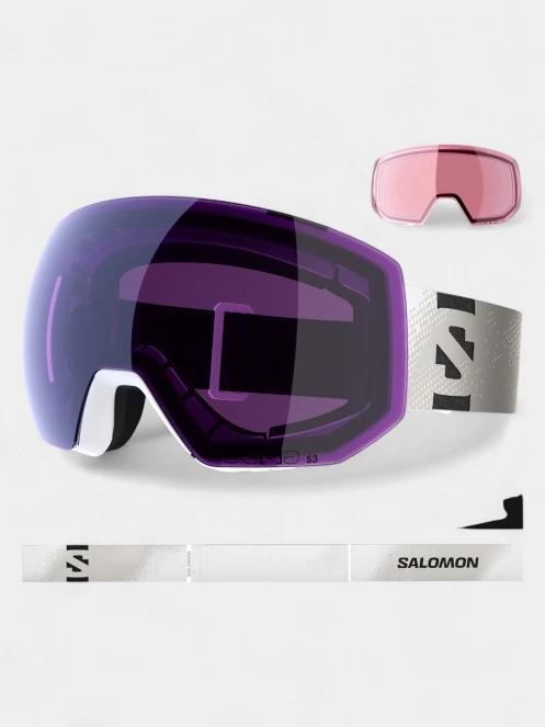 ochelari de schi Salomon Radium Pro Sigma +1Lens alb 6