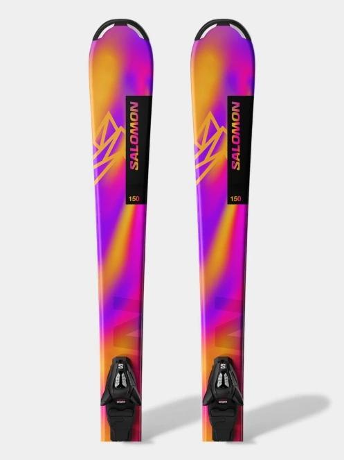 talpa schiuri Salomon L Lux Jr S + C5 GW J75 violet 5