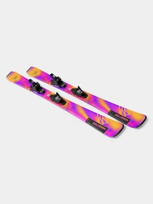 talpa schiuri Salomon L Lux Jr M + C5 GW J75 violet 4