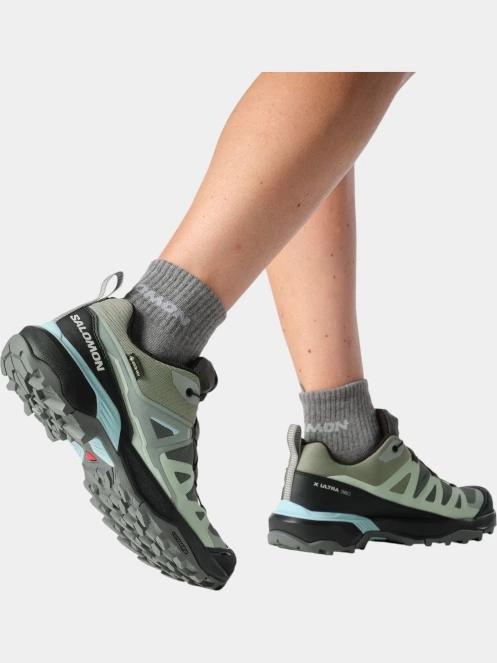 pantofi de drumetie pt. femei Salomon X Ultra 360 GTX W verde 9