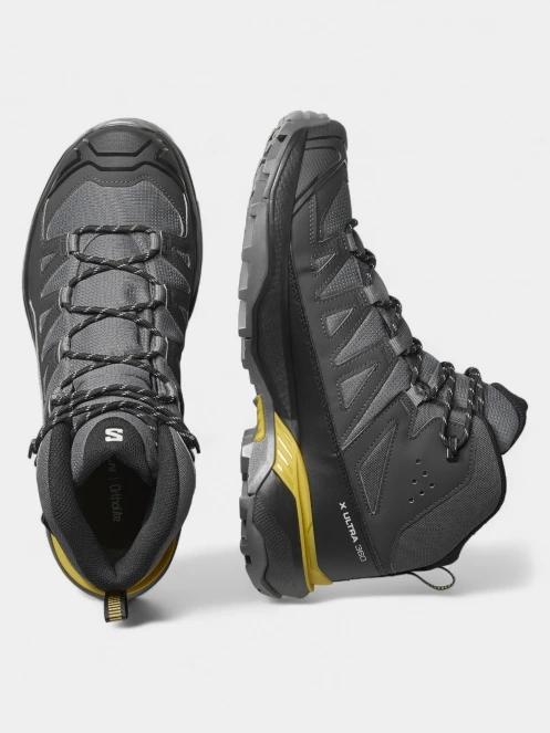 bocanci de drumetie pt. barbati Salomon X Ultra 360 Mid GTX gri 5