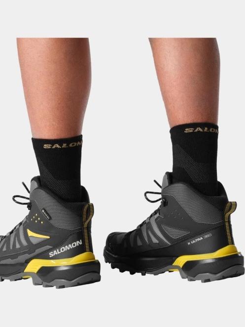 bocanci de drumetie pt. barbati Salomon X Ultra 360 Mid GTX gri 9