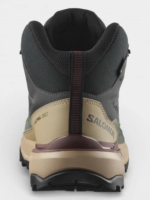 bocanci de drumetie pt. barbati Salomon X Ultra 360 Mid GTX oliv 6