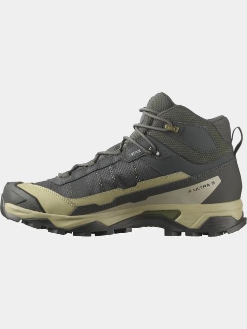 bocanci de drumetie pt. barbati Salomon X Ultra 5 Mid GTX verde 4