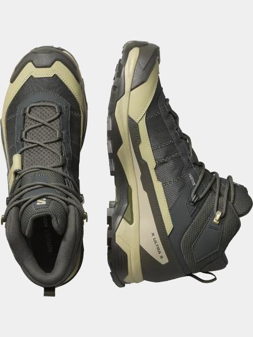 bocanci de drumetie pt. barbati Salomon X Ultra 5 Mid GTX verde 5