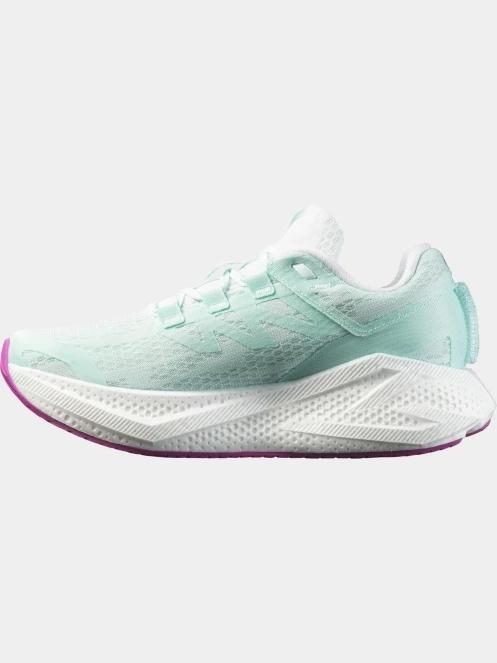 pantofi pentru alergat pe asfalt pt. femei Salomon Aero Glide 3 W verde deschis 4