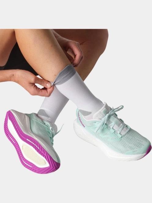 pantofi pentru alergat pe asfalt pt. femei Salomon Aero Glide 3 W verde deschis 8
