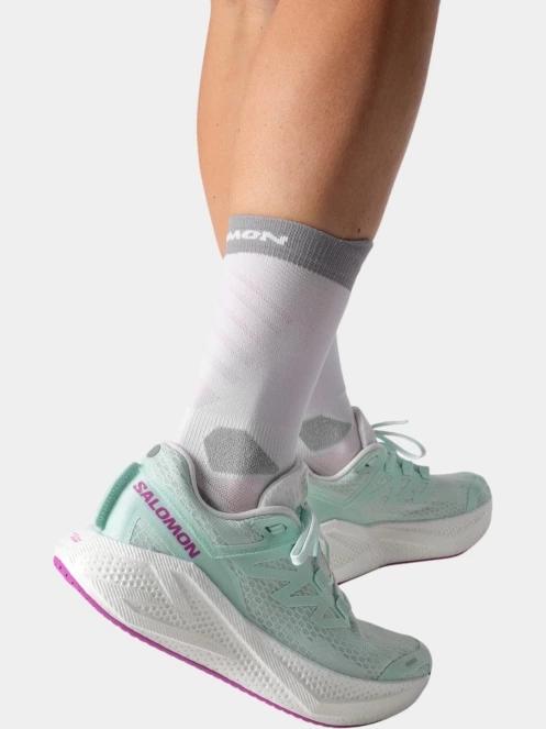 pantofi pentru alergat pe asfalt pt. femei Salomon Aero Glide 3 W verde deschis 9