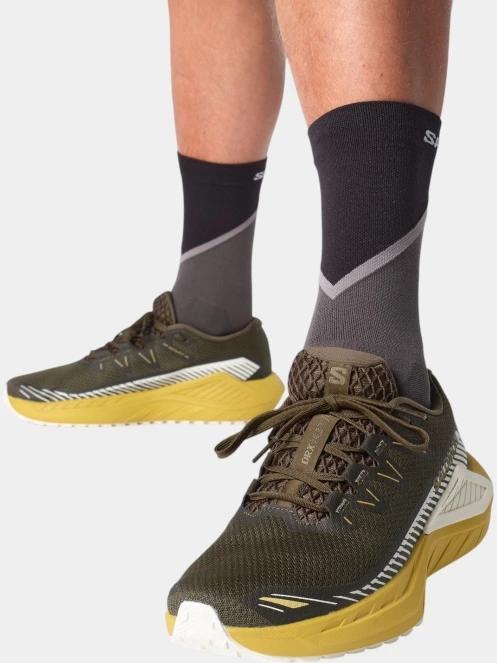 pantofi pentru alergat pe asfalt pt. barbati Salomon Drx Defy Grvl oliv 8