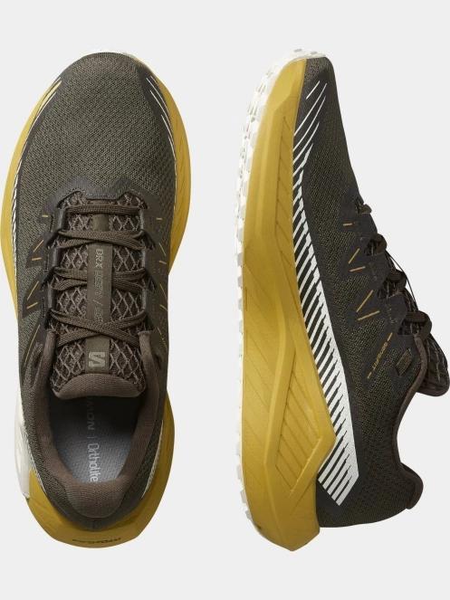 pantofi pentru alergat pe asfalt pt. barbati Salomon Drx Defy Grvl oliv 5