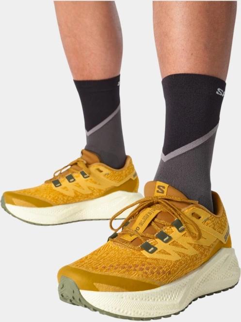 pantofi pentru alergat pe asfalt pt. barbati Salomon Aero Glide 3 Grvl galben 8