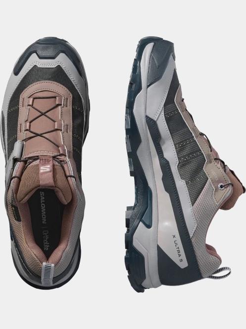 pantofi de drumetie pt. barbati Salomon X Ultra 5 GTX maro 5