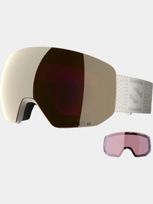 ochelari de schi pt. femei Salomon Radium Pro S Sigma + 1 Lens nisip 2