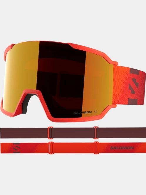 ochelari de schi Salomon S/View 3 Ml rosu 6