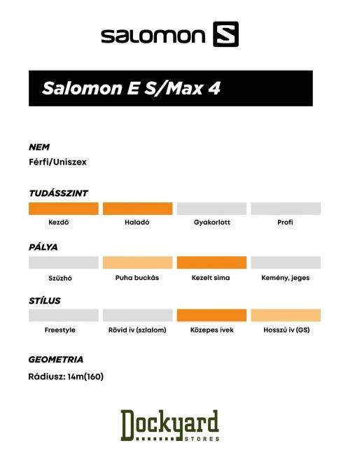 talpa schiuri Salomon E S/Max 4 + M10 GW L80 alb 8
