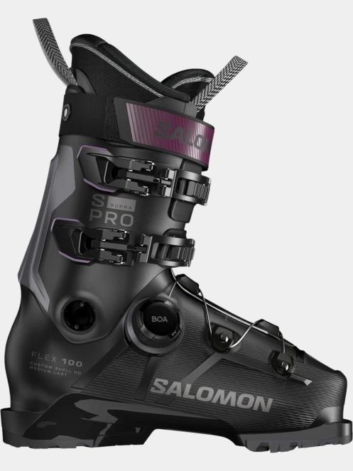 clapari pt. barbati Salomon S/Pro Supra Boa 100 GW negru 2