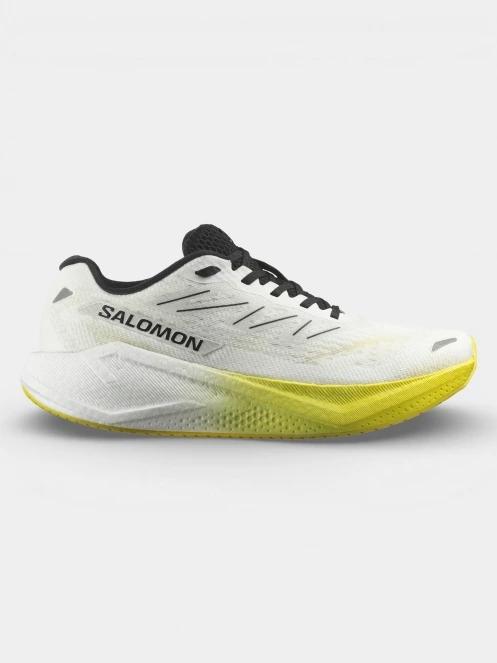 pantofi pentru alergat pe asfalt pt. barbati Salomon Aero Blaze 3 alb 4