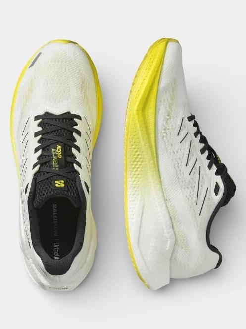 pantofi pentru alergat pe asfalt pt. barbati Salomon Aero Blaze 3 alb 6